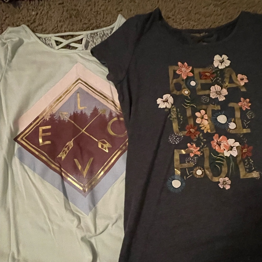 Two shirts basic addition size XL 14/16
